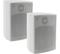 LETNERNY-Enceinte 2 Voies Blanche Paire D'Enceintes Murales Pour Système Stéréo Hifi Home Cinéma 40Watt 8Ohm