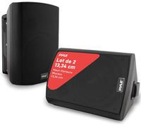 LETNERNY-Enceinte DExtérieur Bluetooth,240W, Enceinte Mural Étanche, Paire De Haut Parleur Imperméables, Active + Passive, Résistant À L'Eau, Son Stéréo, Utilisation Dans La Piscine, Patio, L'Intérie