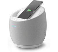 LETNERNY-Enceinte Hi-Fi Connectée + Chargeur À Induction Intégré Soundform Elite (Alexa, Bluetooth, Devialet, Airplay 2, Blanc)