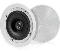 LETNERNY-Enceintes Bluetooth 2 Voies À Encastrer 13,34 Cm ¿ Haut-Parleurs Mur/Plafond Avec Grilles Rondes/Carrées Amovibles ¿ Cône Polypropylène & Tweeter Polymère ¿ Son Sans Fil Clair