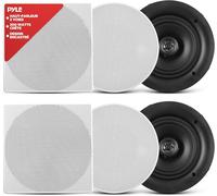 LETNERNY-Enceintes Midbass 2 Voies - Système D'Enceinte Plafond/Murale -Tweeter En Polymère Haute Conformité De 1,3 Cm ¿ Haut Parleur Encastrable Plafond