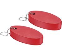 Letnerny-Flottant Porte-Clés, 2 Paquet Marine Voile Ovale Porte-Clés Flottant Porte-Clés Pour Bateaux Externe Sports, Rouge