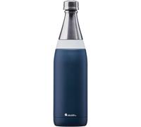 Letnerny-Fresco Thermavac Gourde Isotherme 0.6l Deep Navy ¿ Étanche - Garde Froid Plus De 10 H - Thermos Sans Bpa - Va Au Lave-Vaisselle - Bouteille Isotherme À Finition Durable
