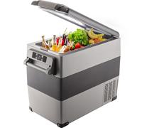 Letnerny-Glacière Électrique Portable De Voiture Mini Réfrigérateur Portable 220v/55l Avec Panneau Numérique -20 À 20¿ Pour Maison, Voiture Et Camping 69 * 34.5 * 52.4cm