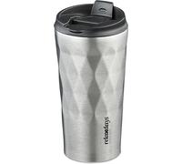 Letnerny-Gobelet Isotherme, 350 Ml, Boissons C S & Froides, Étanche, Acier Inoxydable, Sans Bpa, Argenté - Noir