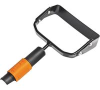LETNERNY-Grattoir De Jardin, Tête D'Outil Quikfit, Longueur 25 Cm, Largeur 15,5 Cm, Lame En Acier, Noir/Orange, Quikfit, 1000738