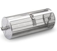 LETNERNY-Grillfurst Panier À Griller Roulant - Panier Barbecue - Panier Grille Barbecue Ronde - Bbq Grill Basket En Acier Inoxydable - Accessoires Barbecue - Paniers À Griller Grillagé Cylindriques