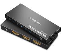 LETNERNY-Hdmi Splitter 1 In 2 Out 4K 60Hz, Hdmi 2.0 Répartiteur 1X2 Avec Copy, Downscaler, Auto Unterstützung 1080P 120Hz Hdmi2.0 Hdcp 2.2 Hdr10 18Gbps 3D