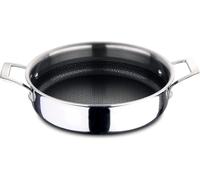 Letnerny-Hi-Tech 3 Casserole De Cuisine De 28 Cm Acier Inoxydable Texturé En Nid D'abeille Revêtement À 3 Couches Ustensiles De Cuisine Convient À Tous Les Types De Cuisine