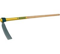 LETNERNY-Houe Duopro, Douille Ronde, Largeur 12 Cm, Manche 110 Cm, Acier Forgé Et Trempé, 2 Outils En 1, Emmanchement À Oeil Conique, Fabriqué En France