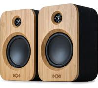 LETNERNY-House Of Get Together Duo Enceintes Bibliothèque - Enceintes Bluetooth Avec Entrée Aux, Compatibles Avec Platine Vinyle - Enceinte Active Haute Définition, Conception Durable