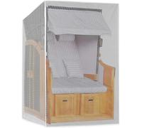 Letnerny-Housse De Protection Pour Cha De Plage, Housse De Protection Pour Corbeille De Plage, Imperm¿¿Able, R¿¿Sistante ¿¿ La Poussi¿¿Re, Aux Uv Et ¿¿ La D¿¿Chirure - 125 X 90 X 165/135 Cm - Transpar