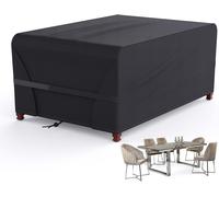 Letnerny-Housse De Protection Rectangulaire Pour Meubles De Jardin En Tissu Oxford Robuste, Anti-Uv, Ind¿¿Chirable Pour Meubles D'ext¿¿Rieur En Rotin, 170 X 94 X 70 Cm