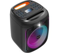 LETNERNY-Ir-Ps40 Power1, Diffuseur Portable 40 W Rms, Woofer Bass Reflex De 15 Cm, Lumières Led Rvb, Microphones Pour Karaoké, Vrai Sans Fil Stéréo, Dsp, Batterie Longue Durée, Design Compact.