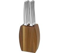 Letnerny-Jet Sablé - Bloc Bois D'acacia 6 Couteaux Steak