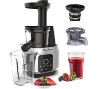 LETNERNY-Juice & Clean Extracteur De Jus De Fruits Et De Légumes, Jus Vitaminés, Pressoir, 150 W, 42 À 83 Tours/Min, Jus De Fruits Frais, Confiture, Coulis, Sorbet, Nettoyage Automatique Zu420E10