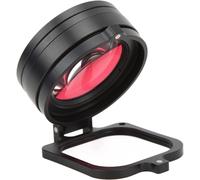 LETNERNY-Junestar 16X Hd Macro Objectif Rouge Violet Filtre De Plongée 58Mm Adaptateur Bague Bouchon D'Objectif Pour 9
