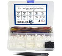 LETNERNY-Kit De 140 Fiches De Connexion Ph 2 Mm Avec 150 Fils De Câble Pré-Sertis De 15 Cm, 2/3/4/5/6/7/8/9/10 Broches Compatible Avec Connecteur Jst Ph