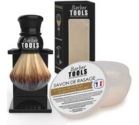 Letnerny-Kit De Ra Blaireau De Ra Avec Porte Blaireau + Savon De Ra 150ml Barber Tools