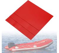 Letnerny-Kit De Réparation De Bateau Gonflable, 3pcs Patch Réparation Bateau Gonflable Patch Piscine Imperméables Ensemble De Correctifs En Pvc Pour Canoë-Kayak De Bateau Gonflable En Radeau(Rouge)