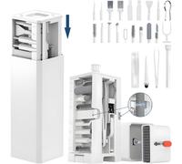 LETNERNY-Kit Nettoyage Clavier 32 En 1 De Clavier D'Outils Nettoyage Multifonctio Extracteur De Clavier Pinceaux Nettoyant Ecran Pour Caméra Bluetooth Earbuds Ordinateur Airpods Iphone Ipad Téléphone