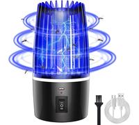 LETNERNY-LampeAntiMoustique2En1lectriqueAntiMoustique360UvTueurDInsectesRechargeableAntiMoustiquesEfficacePorte100MPourIntrieurExtrieurCampingJardin