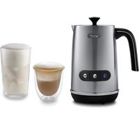 LETNERNY-Lattemix Emf3.M Mousseur À Lait Électrique Pour Lait Chaud & Froid & Alternatives Végétales Nettoyage Facile Couvercle Transparent 3 Boutons 250 Ml Blanc