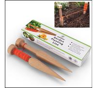 LETNERNY-Ligne De Plantation De Jardin En Bois De 15 M - Pour Jardinage - Lignes De Plantes - Ficelle - Piquets - Coffret Cadeau