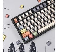 LETNERNY-Lot Complet De 150 Touches Manga Pbt Dye Sub Cherry Profile Touches En Toile Pour Claviers Mécaniques Cherry Mx 60 %, 65 %, 75 %, 95 %