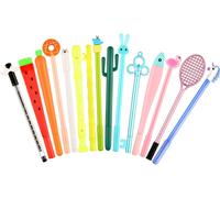 Letnerny-Lot De 15 Stylos À Encre Gel Style Dessin-Animé Pour La Maison, Le Bureau, L'école, Les Enfants 15 Modèles Couleur Aléatoire
