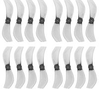 Letnerny-Lot De 16 Hélices À 2 Lames (8cw + 8ccw) Trou D'arbre De 1,0 Mm Compatible Avec Meteor 75 Micro Brushless Whoop Frame Drone Quadcopter 08028 40 Mm, Gris Gris