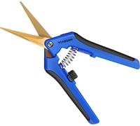 LETNERNY-Lot De 2 C aux De Jardinage Incurvés De 16,5 Cm Avec Lames De Précision Revêtues De Titane (Lames Incurvées)