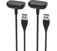 LETNERNY-Lot De 2 Chargeurs Pour Fitbit Charge 5 Et Câble De Remplacement De Luxe Pour Montre Intelligente De 1 M Usb Magnétique Sans Fil Câble De Charge Rapide Pour Tracker D'Activité Charge 5 Luxe
