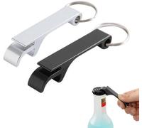 Letnerny-Lot De 2 Décapsuleurs Porte-Clés Argentés Pour Un U Quotidien Et Décoration De Porte-Clés