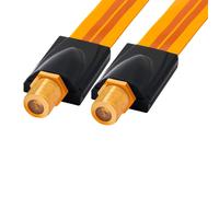 LETNERNY-Lot De 2 Passe-Fenêtre Pour Câble Satellite, Porte, Fenêtre, Raccord Sat Extrêmement Plat, 26 Cm