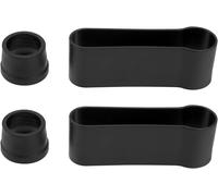 Letnerny-Lot De 2 Supports De Bâtons De Randonnée - Convient À La Plupart Des Bâtons De Marche Pliables - Support En Plastique De 9 X 3 Cm + Anneau En Caoutchouc - Trou Supérieur De 2,2 Cm - Trou