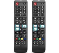 LETNERNY-Lot De 2 Télécommandes De Rechange N59-01315A Pour Samsung-Smart-Tv-Remote All Samsung Led Qled Lcd 6/7/8/9 Series 4K Uhd Hdtv Hdr Flat Curved Smart Tv, Avec Netflix, Prime Video Et Bouton H
