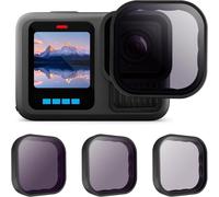 LETNERNY-Lot De 3 Filtres À Densité Neutre Nd8 Nd16 Nd32 Compatibles Avec Gopro Hero 13 Noir - Kit De Filtre D'Objectif Pour Accessoires D'Appareil Photo Go Pro