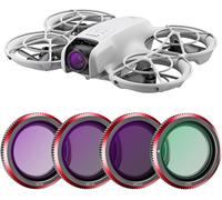 Letnerny-Lot De 4 Filtres À Lentille Légère Dji Neo Nd Cpl Nd8 Nd16 Nd32 Uv - Compatible Avec Drone Dji Neo - Installation Magnétique Multi-Couches Pour Réduire L'éblouissement - Super Légers-Kocusu