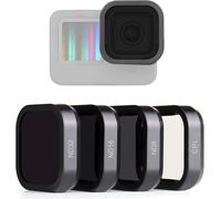 LETNERNY-Lot De 4 Filtres Cpl Nd8 Nd16 Nd32 Pour Gopro Hero 12 11 10 9 Noir, Densité Neutre Et Polarisant Circulaire Pour Caméra Gopro Hero 9 10 11 12