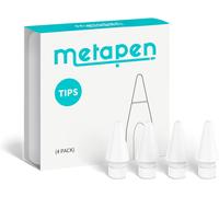 LETNERNY-Lot De 4 Pointes Pour Apple Pencil,Embouts Durables De Rechange Pour Apple Pencil Pro & 2Ème &1Ère Génération Et Logitech, A8/A11/Air 8/A14/D1,Pointes De Crayon Très Sensibles (Blanc)