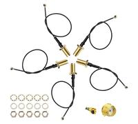 LETNERNY-Lot De 5 Extensions C Ipx Ufl Vers Sma 20 Cm S Ma Femelle Vers Ipx Ipex-1 Faible Perte 1,13 Mm Ipex Vers Sm A 50 Ohms Pour Carte Réseau, Mini Pci (20 Cm)