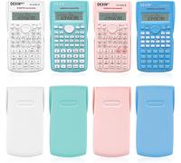 Letnerny-Lot De 8 Calculatrices Scientifiques D'ingénierie En Ligne Avec Grand Écran Lcd En Vrac Sans Graphisme Calculatrice Mathématique Pour Étudiants, Enseignants, École, Collège, Affaires, Fourni