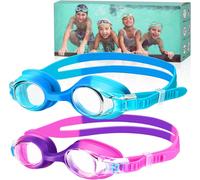 Letnerny-Lunette Piscine Enfant(Lot De 2), Lunettes Piscine Enfants Avec Lentille Anti-Buée, Lunettes De Natation Sans Fuite, Lunette De Piscine Enfant En Silicone Souple Pour 3 À 14 Ans Garçons Fill