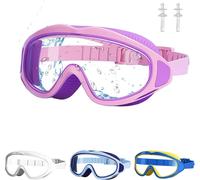 Letnerny-Lunette Piscine Enfant,Masque De Plongée Pour Garçons Filles 4-12 Ans,Vue Panoramique Anti-Buée Pas De Fuite Lunettes Natation Avec Ein Paar Ohrstöpsel