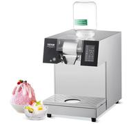 LETNERNY-Machine À Glace Râpée De Neige Commerciale, Machine À Râper La Glace 240 Kg/24H, Machine À Glace Pilée En Inox, Système De Refroidissement Par Liquide, Glace Rasée Pour Dessert Boulangerie C