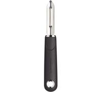Letnerny-Masterclass Épluche-Patates Droit Avec Poignée Souple, Acier Inoxydable, 18 Cm, Noir