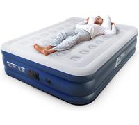 Letnerny-Matelas Gonflable Premium 2 Personnes, Lit Gonflable Double Avec Pompe Électrique Et Oreiller Intégrés, Pour La Maison Et Le Camping - 203 X 152 X 48 Cm