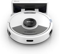 LETNERNY-Matrix Plus 2-En-1 Robot Aspirateur/Serpillière Avec Cartographie Lidar, Nettoyage Matriciel Pour Moquette, Sols Durs Et Poils D'Animaux, Auto-Chargement, Anti-Allergène, Wifi/App, Blanc