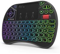 LETNERNY-Mini (Nouveauté) Clavier X8 Wireless Français Ergonomique Sans Fil Avec Touc ad Pour Smart Tv, Mini Pc, Htpc, Console, Ordinateur